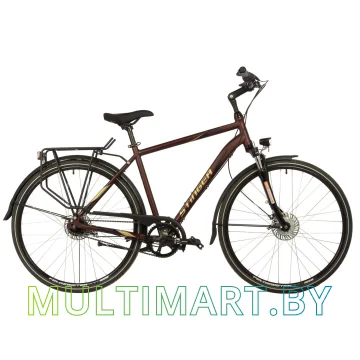 Городской велосипед Stinger Vancouver Evo 700AHR.VANCEVO.56BN1 (коричневый, 2021)